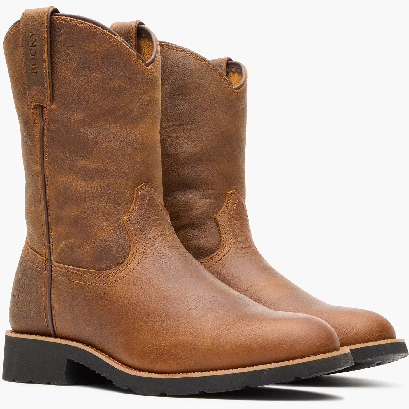 Rocky Monocrepe Unlined Pull-On Western Boot - Rocky Boots - Flyclothing LLC