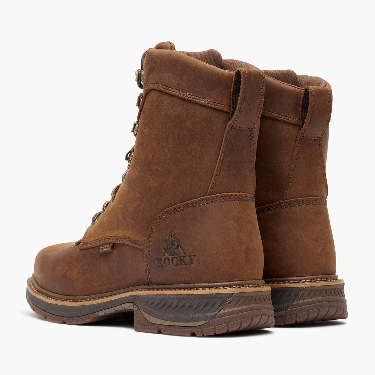 Rocky Ride LTE Waterproof Western Boot Brown - Rocky Boots - Flyclothing LLC