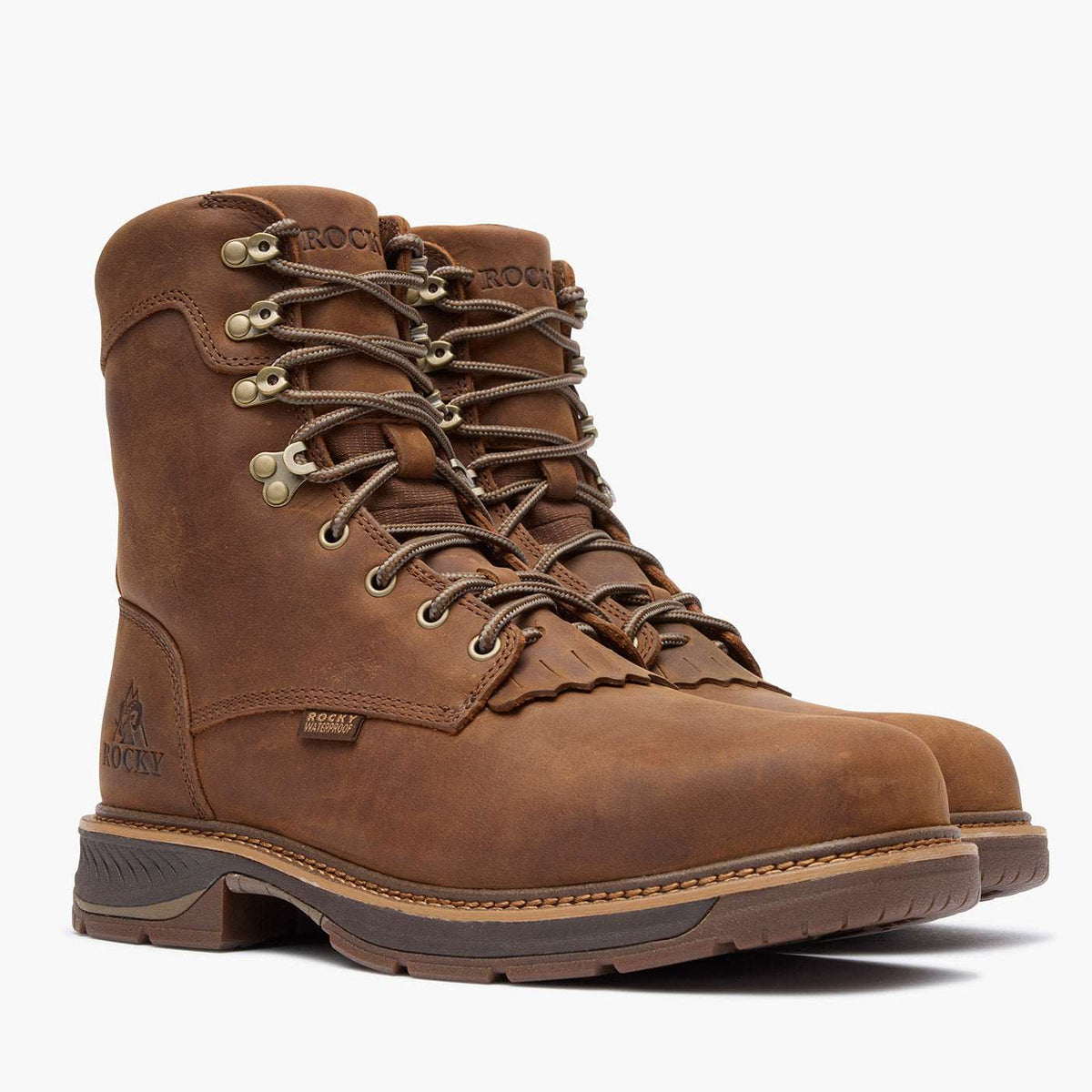 Rocky Ride LTE Waterproof Western Boot Brown - Rocky Boots - Flyclothing LLC