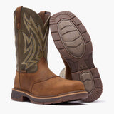 Rocky Ride LTE Carbon Toe Western Boot Brown - Rocky Boots - Flyclothing LLC