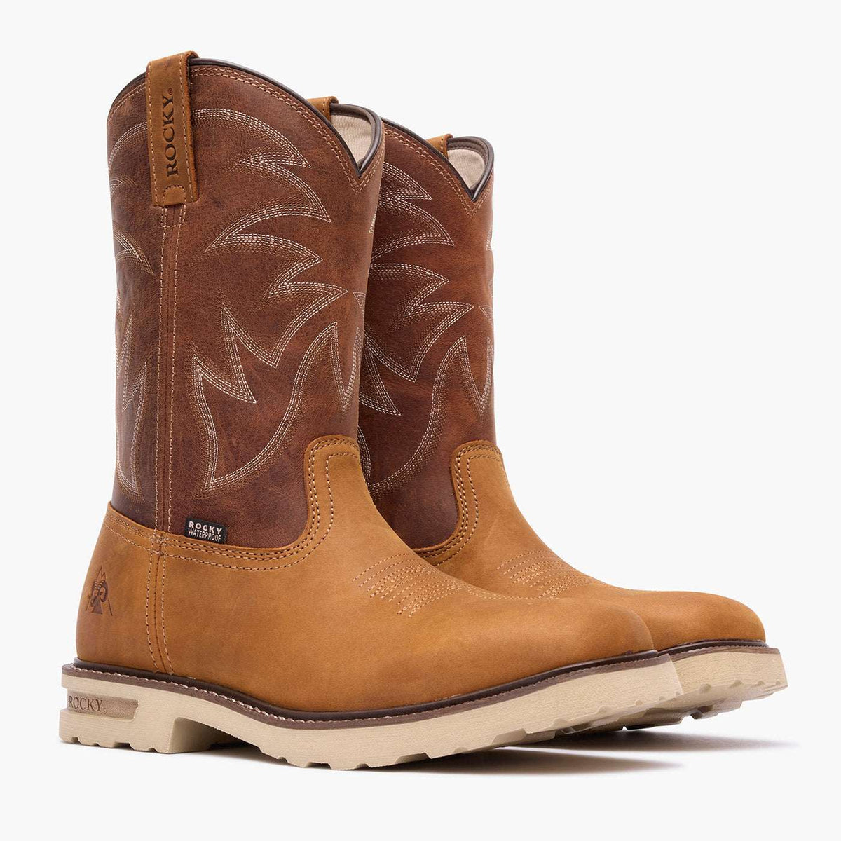 Rocky Grindstone XTR Waterproof Western Boots Brown - Rocky Boots - Flyclothing LLC