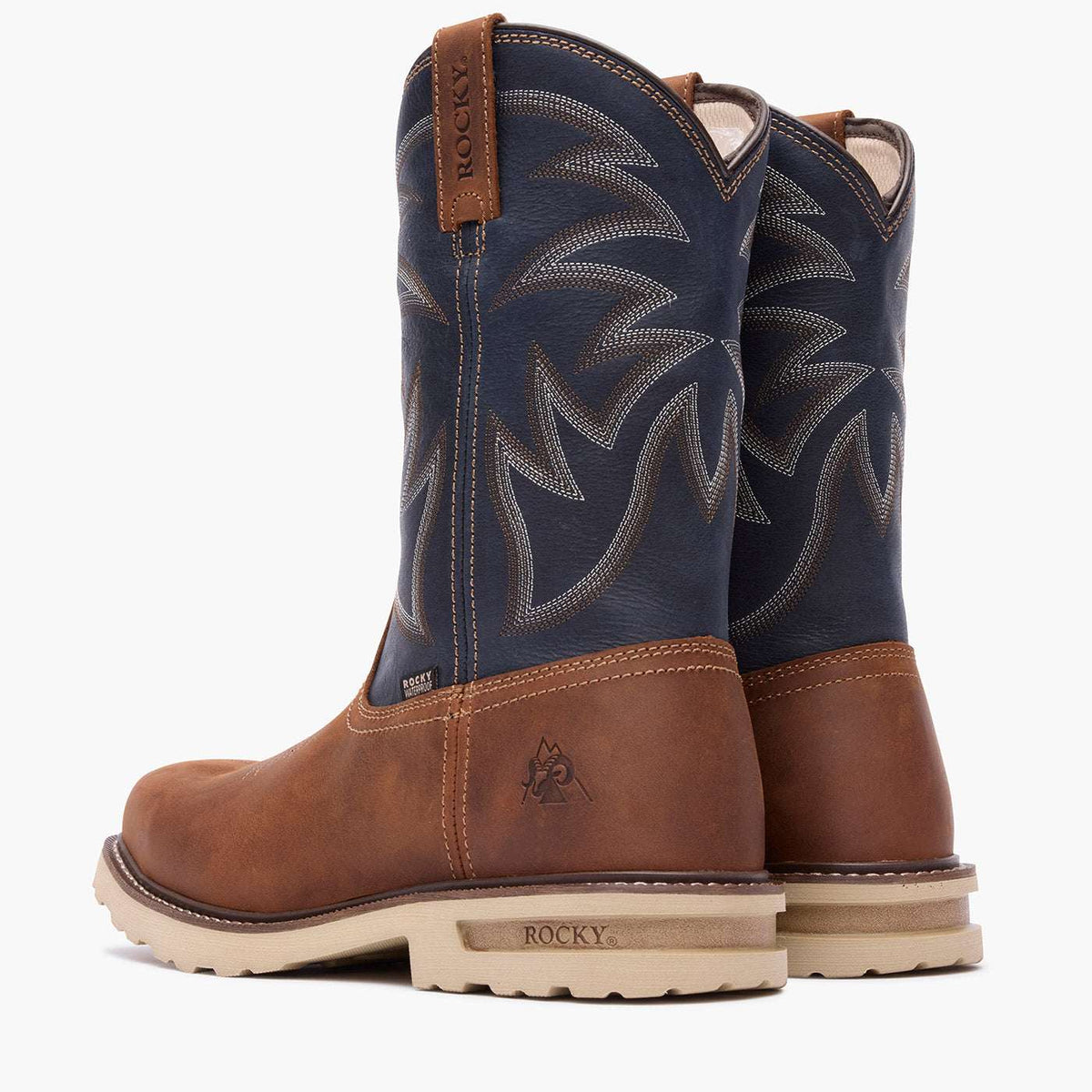 Rocky Grindstone XTR Composite Toe Western Boots Brown - Rocky Boots - Flyclothing LLC