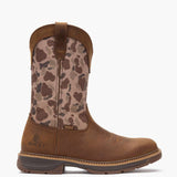 Rocky Ride LTE Waterproof Western Boot Dark Brown And Duck Camo - Rocky Boots - Flyclothing LLC