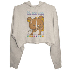 Rilakkuma Cookie Crop Top Hoodie - Goodie Two Sleeves