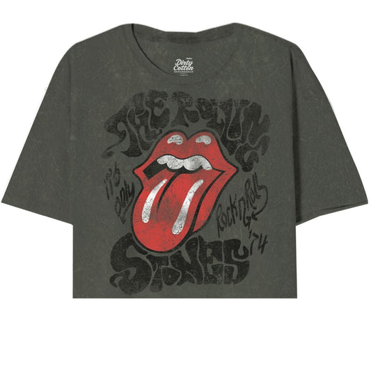 Rolling Stones Its Only Rock N Roll Oversize Crop - Rolling Stones