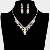 Crystal Rhinestone Pave Necklace - Madeline Love - Flyclothing LLC