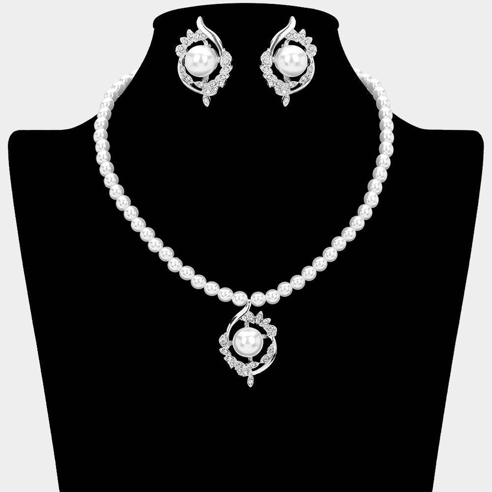 Elegant Pearl Pendant Necklace - Madeline Love - Flyclothing LLC