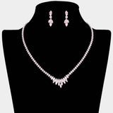 Marquise CZ Stone Cluster Necklace - Madeline Love - Flyclothing LLC