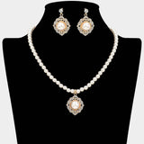 Vintage Pearl Pendant Necklace - Madeline Love - Flyclothing LLC