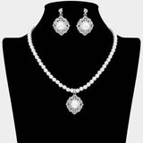Vintage Pearl Pendant Necklace - Madeline Love - Flyclothing LLC