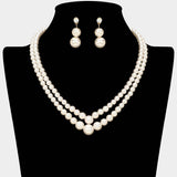 Double Strand Pearl Necklace - Madeline Love - Flyclothing LLC