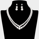 Double Strand Pearl Necklace - Madeline Love - Flyclothing LLC