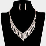 Rhinestone Pave Collar Necklace - Madeline Love - Flyclothing LLC