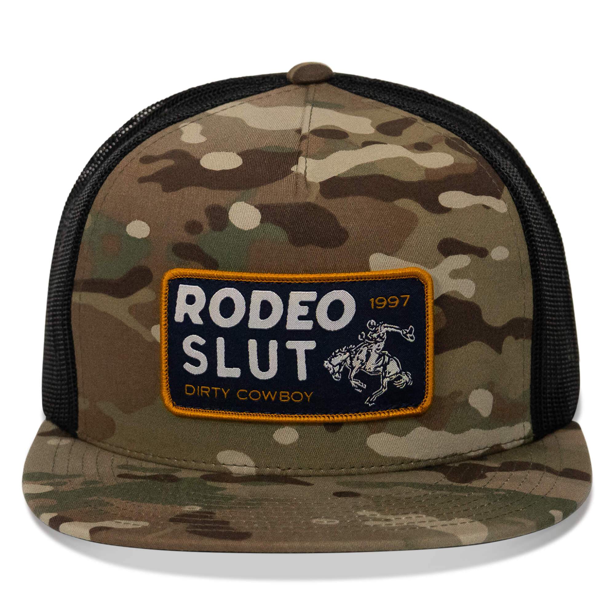 Rodeo Slut Patch Flatbill Hat - DIRTY COWBOY USA - Flyclothing LLC