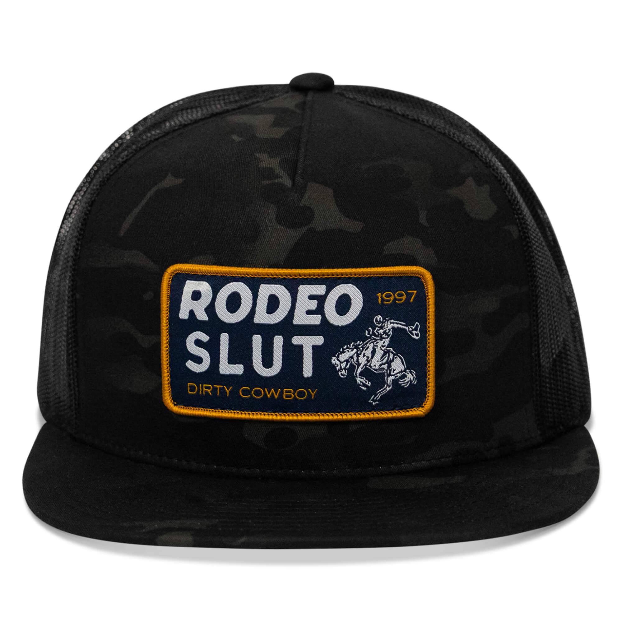 Rodeo Slut Patch Flatbill Hat - DIRTY COWBOY USA - Flyclothing LLC