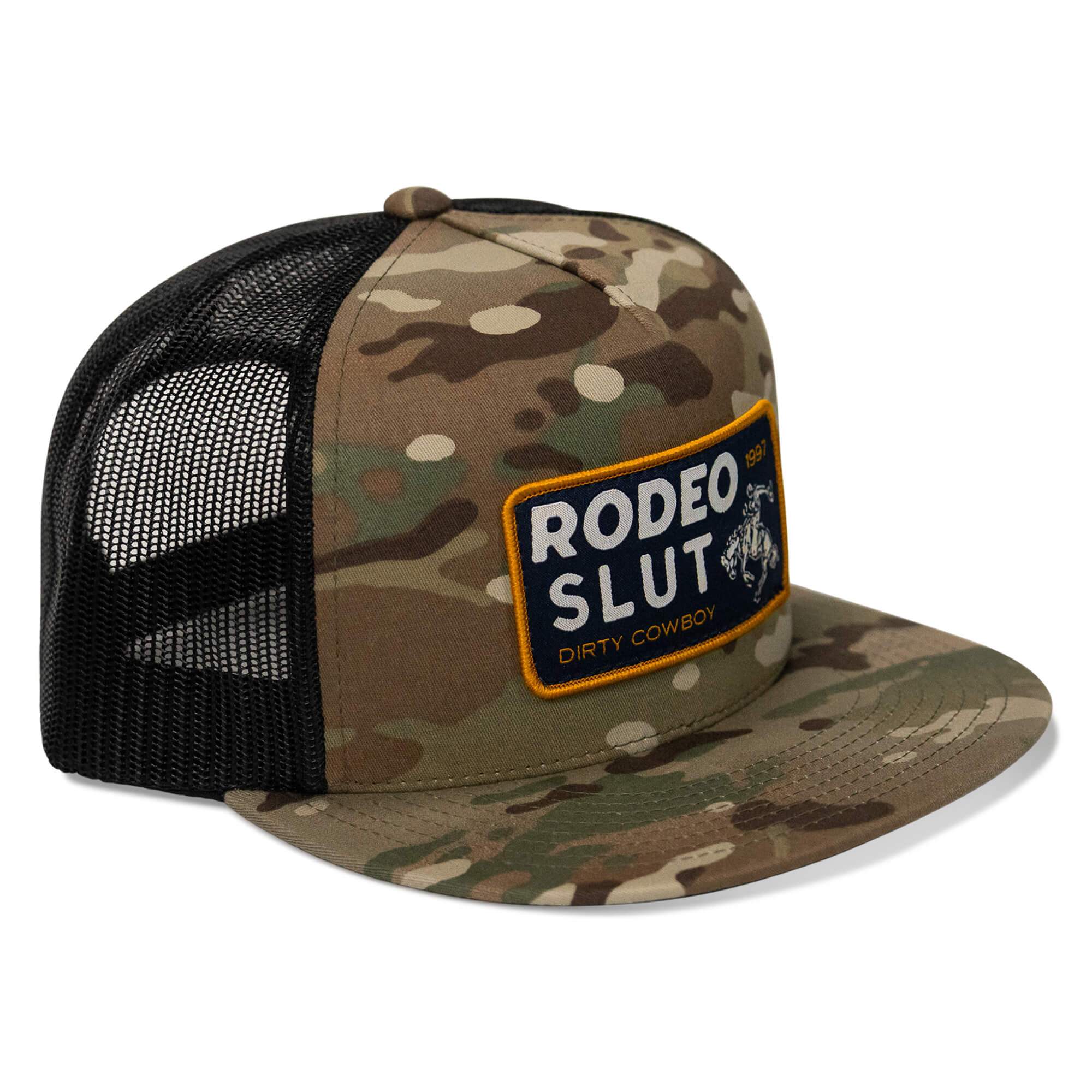 Rodeo Slut Patch Flatbill Hat - DIRTY COWBOY USA - Flyclothing LLC