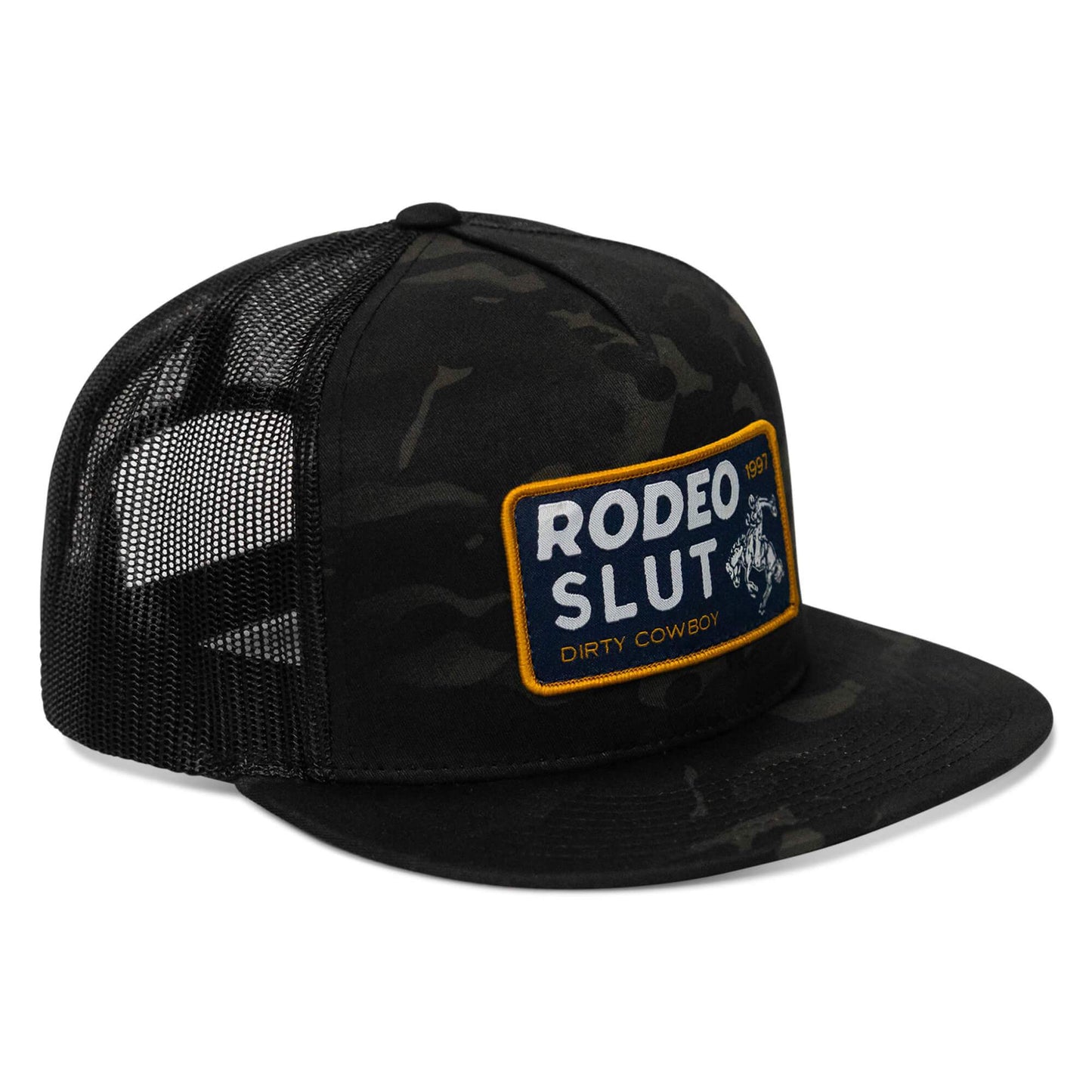 Rodeo Slut Patch Flatbill Hat - DIRTY COWBOY USA - Flyclothing LLC