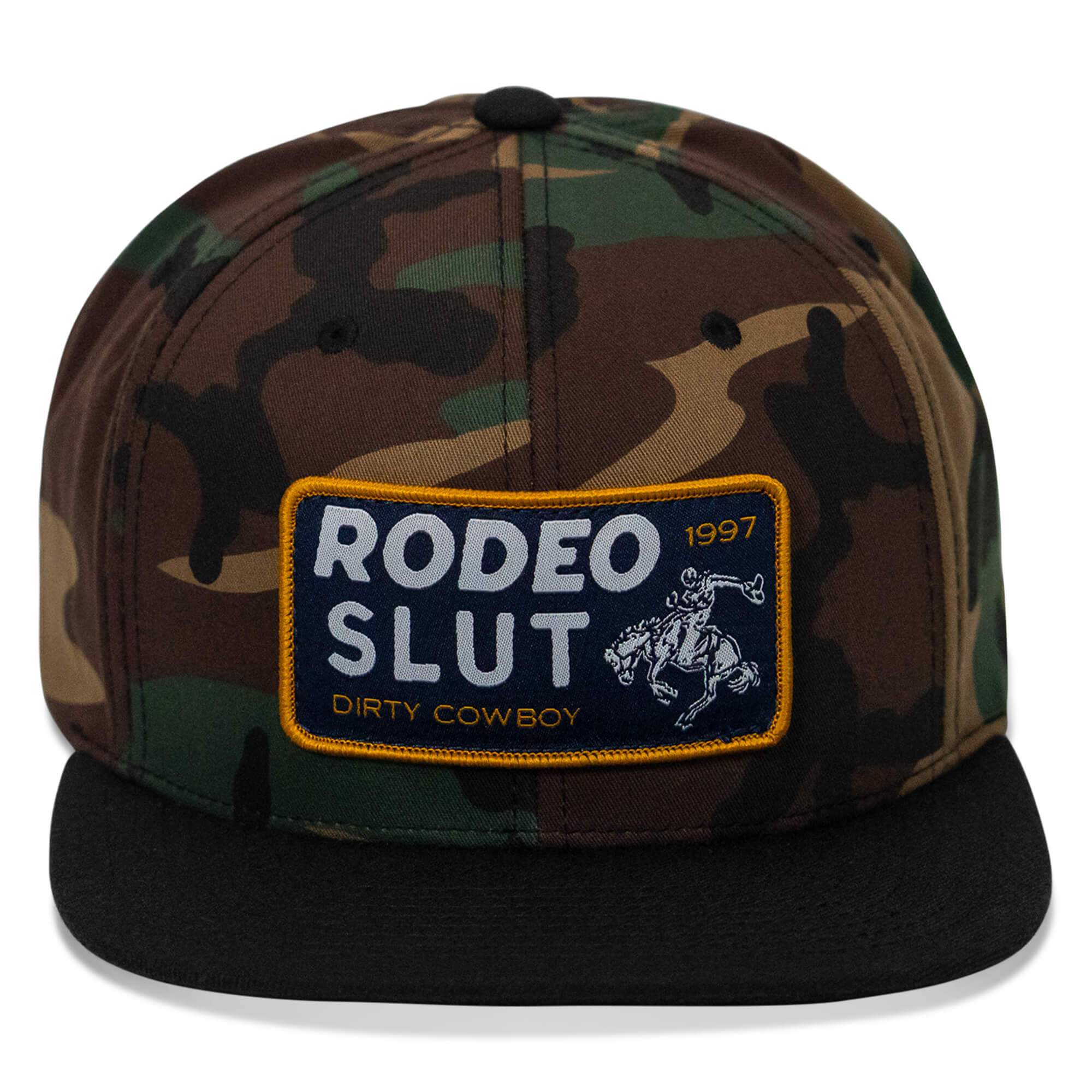 Rodeo Slut Patch Flatbill Hat - DIRTY COWBOY USA - Flyclothing LLC