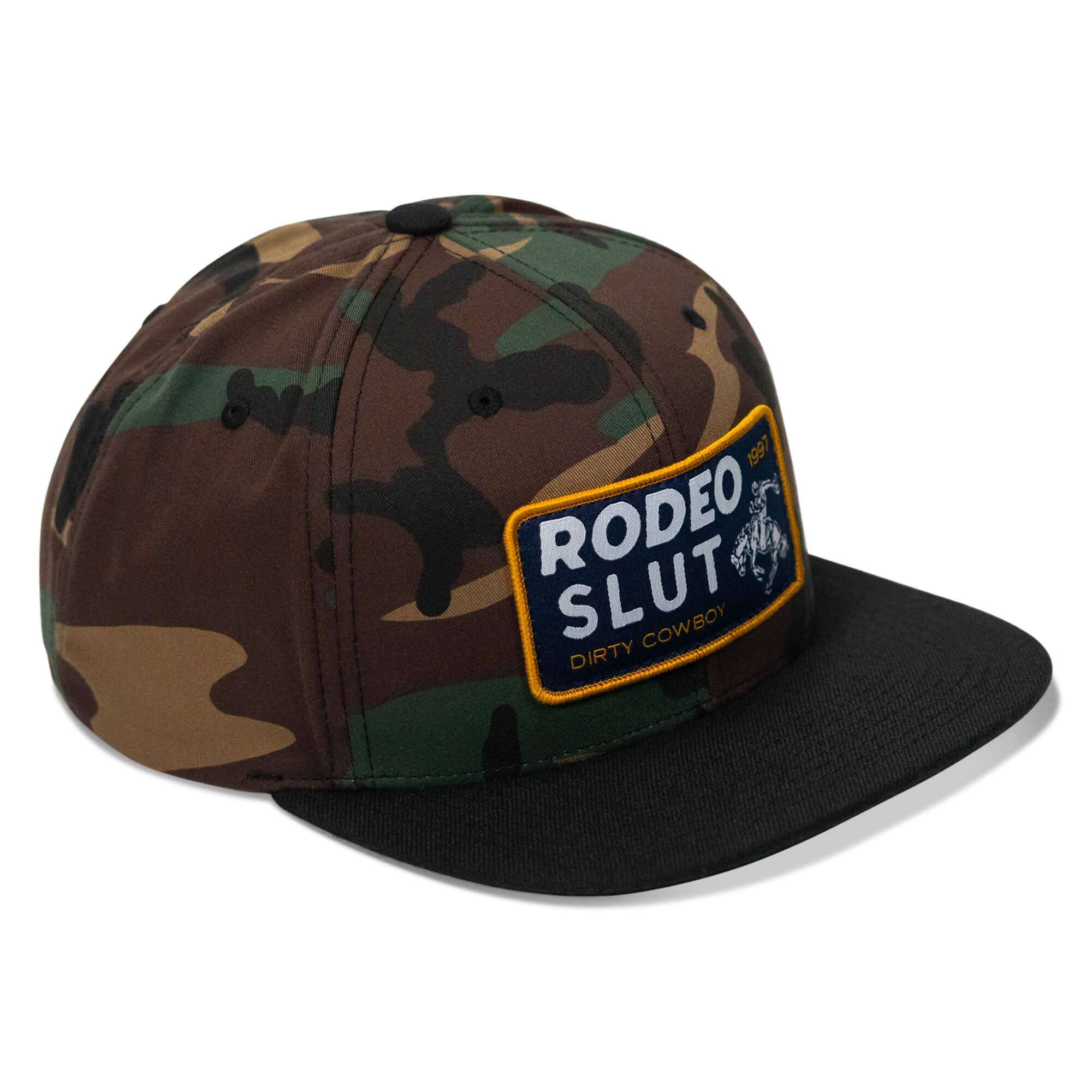 Rodeo Slut Patch Flatbill Hat - DIRTY COWBOY USA - Flyclothing LLC