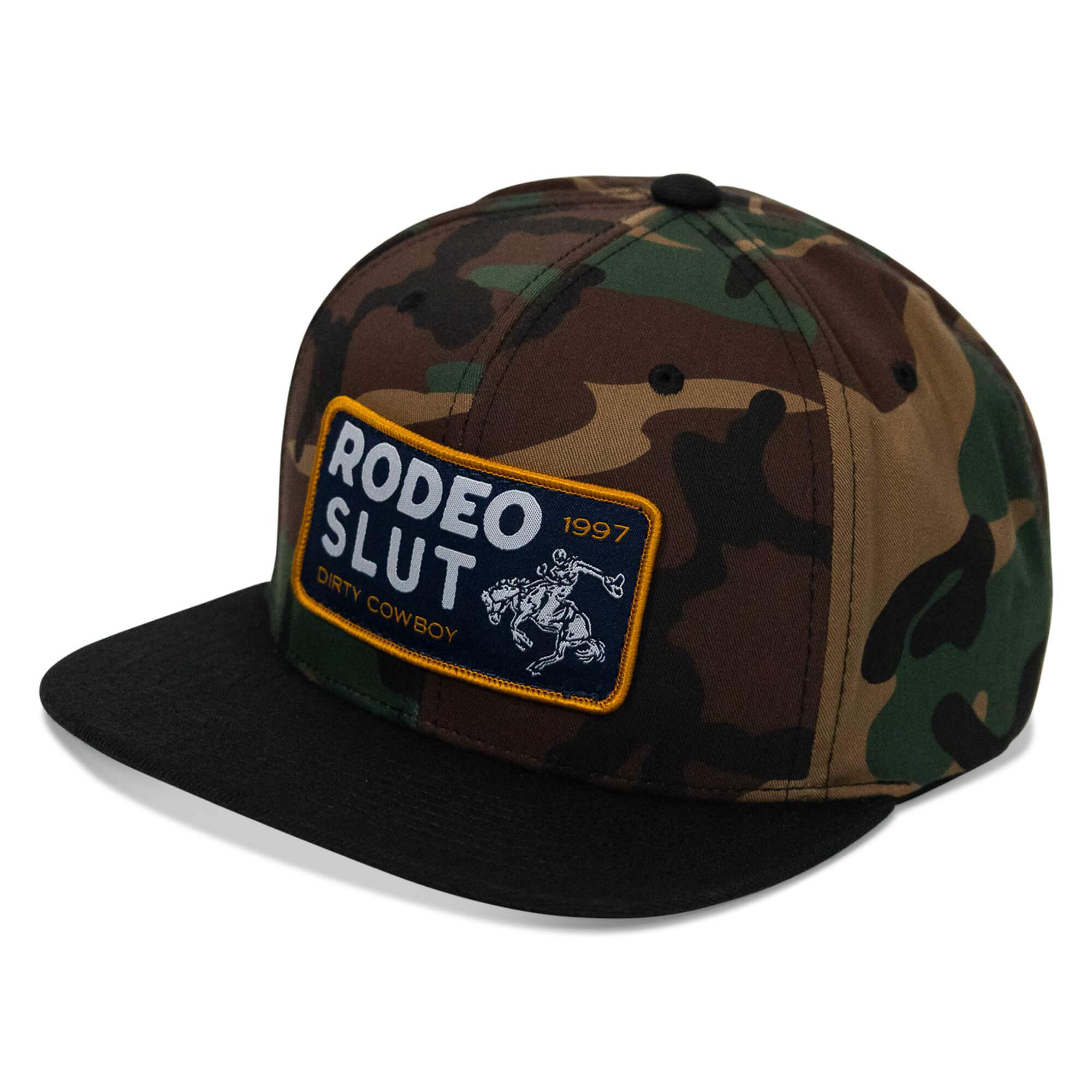 Rodeo Slut Patch Flatbill Hat - DIRTY COWBOY USA - Flyclothing LLC