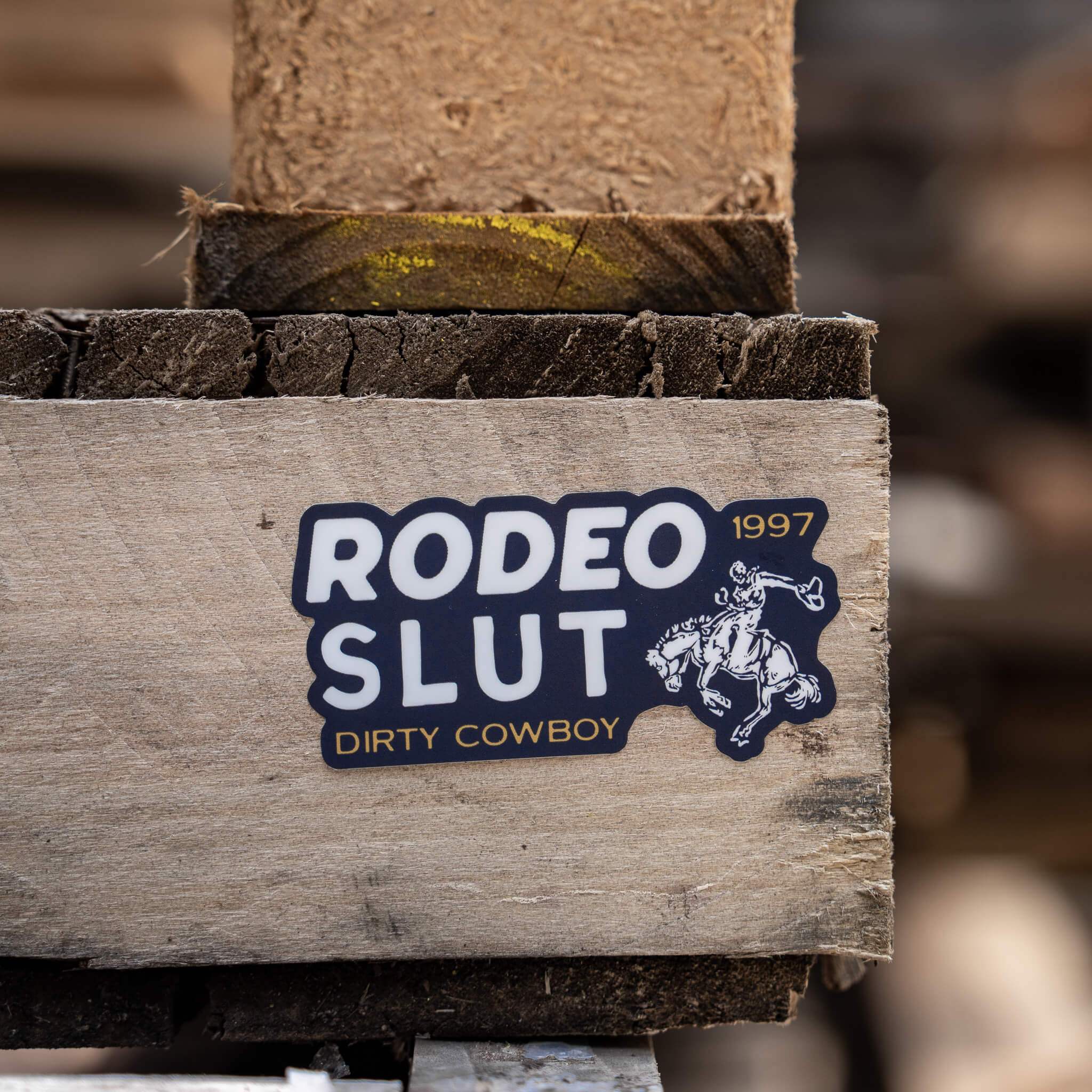 Rodeo Slut Dirty Cowboy Decal - DIRTY COWBOY USA - Flyclothing LLC