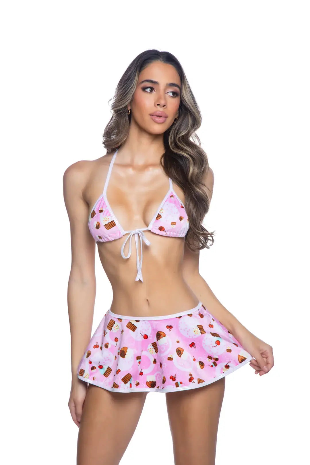 JR236 - Cuddle Bikini & Skirt 3Pc Set - J. Valentine - Flyclothing LLC