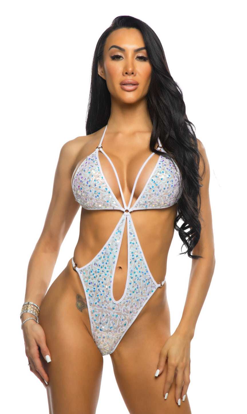 J Valentine Crushed Candy Sequin One-Piece - J. Valentine - Flyclothing LLC