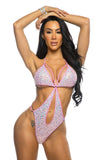 J Valentine Crushed Candy Sequin One-Piece