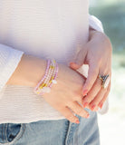 Rosie Pink Opal and Golden Bronze Ring - Barse Jewelry