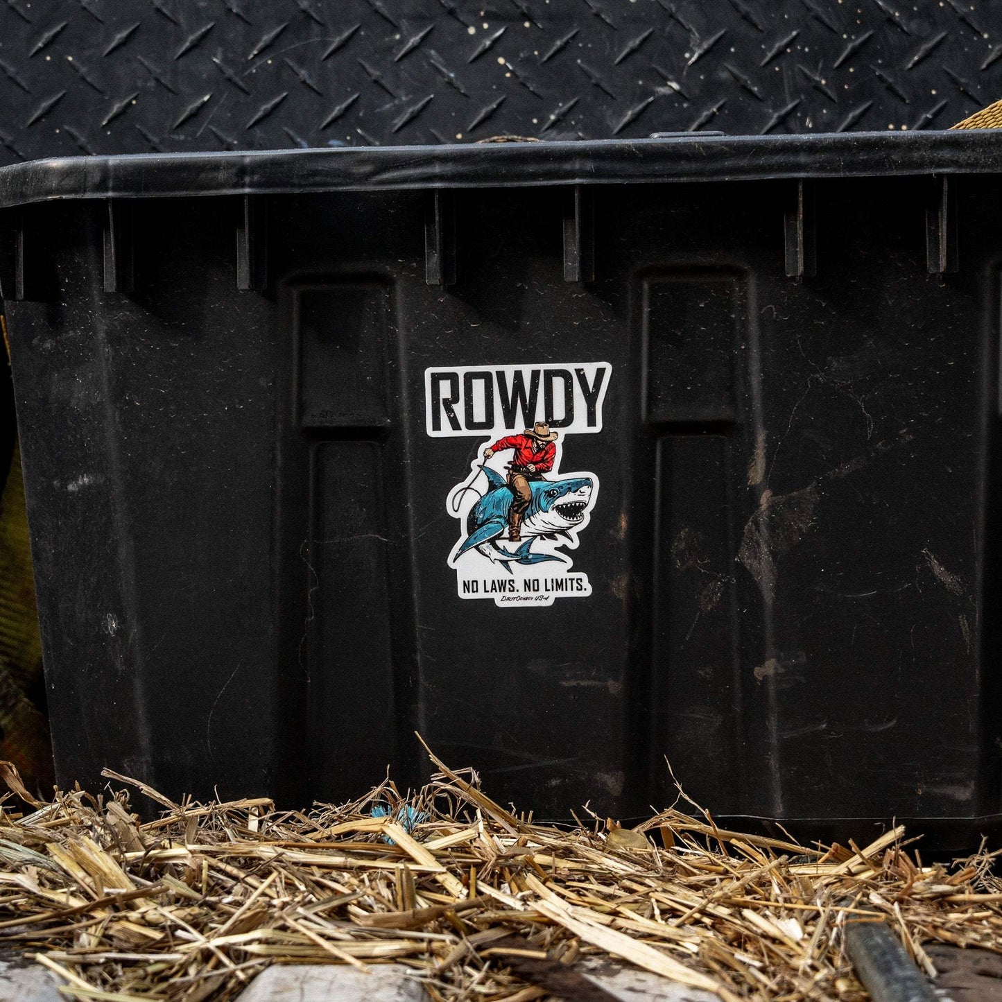 Rowdy No Laws. No Limits. Decal - DIRTY COWBOY USA - Flyclothing LLC