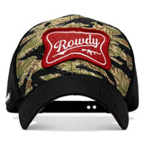 Rowdy Beer Logo Patch Original Ripstop Classic Snapback Hat - DIRTY COWBOY USA - Flyclothing LLC
