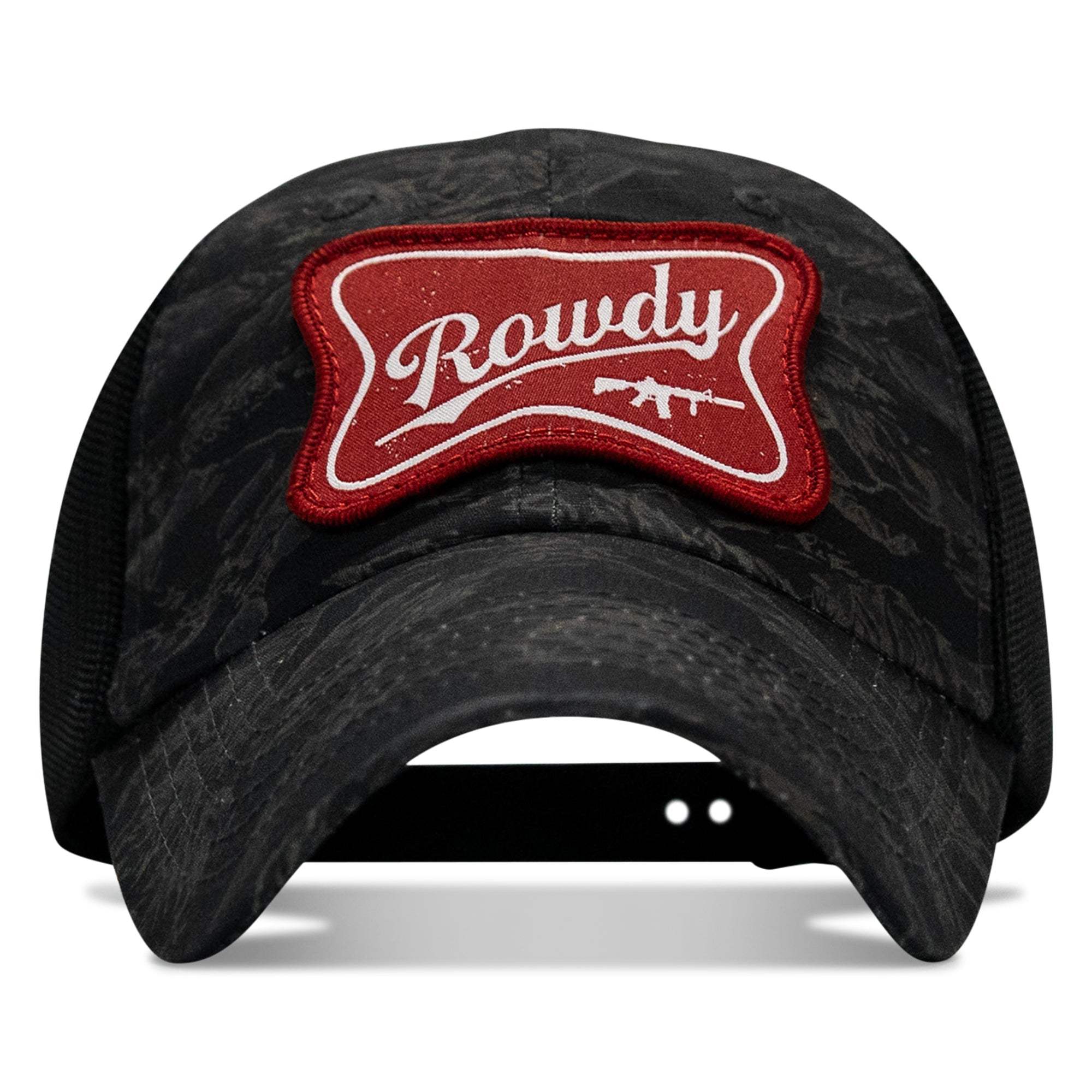 Rowdy Beer Logo Patch Tactical Ripstop Mesh Snapback Hat - DIRTY COWBOY USA - Flyclothing LLC