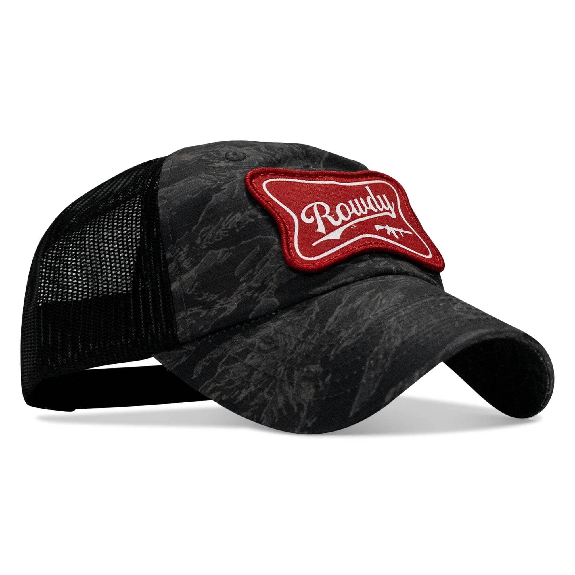 Rowdy Beer Logo Patch Tactical Ripstop Mesh Snapback Hat - DIRTY COWBOY USA - Flyclothing LLC