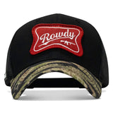 Rowdy Beer Logo Patch Original Ripstop Classic Snapback Hat - DIRTY COWBOY USA - Flyclothing LLC