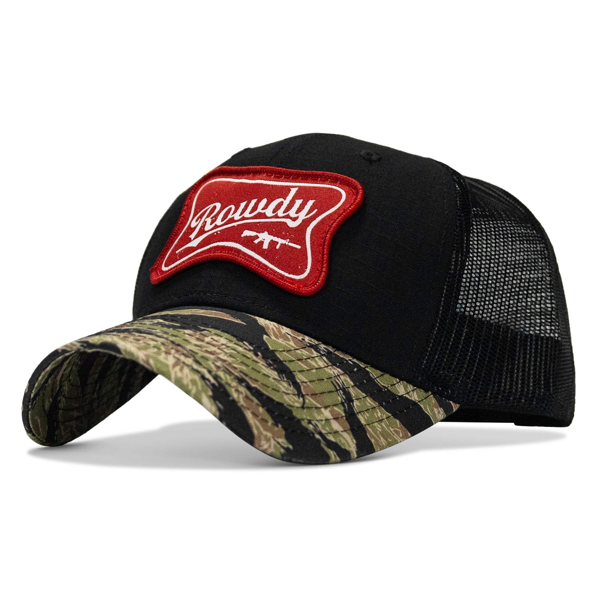 Rowdy Beer Logo Patch Original Ripstop Classic Snapback Hat - DIRTY COWBOY USA - Flyclothing LLC