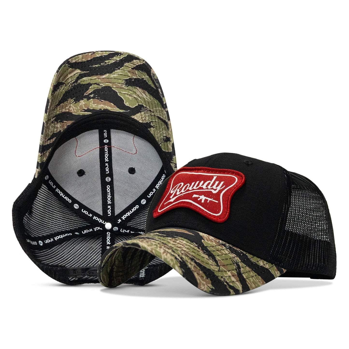 Rowdy Beer Logo Patch Original Ripstop Classic Snapback Hat - DIRTY COWBOY USA - Flyclothing LLC