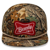 Rowdy Beer Logo Patch Flatbill Snapback - DIRTY COWBOY USA - Flyclothing LLC