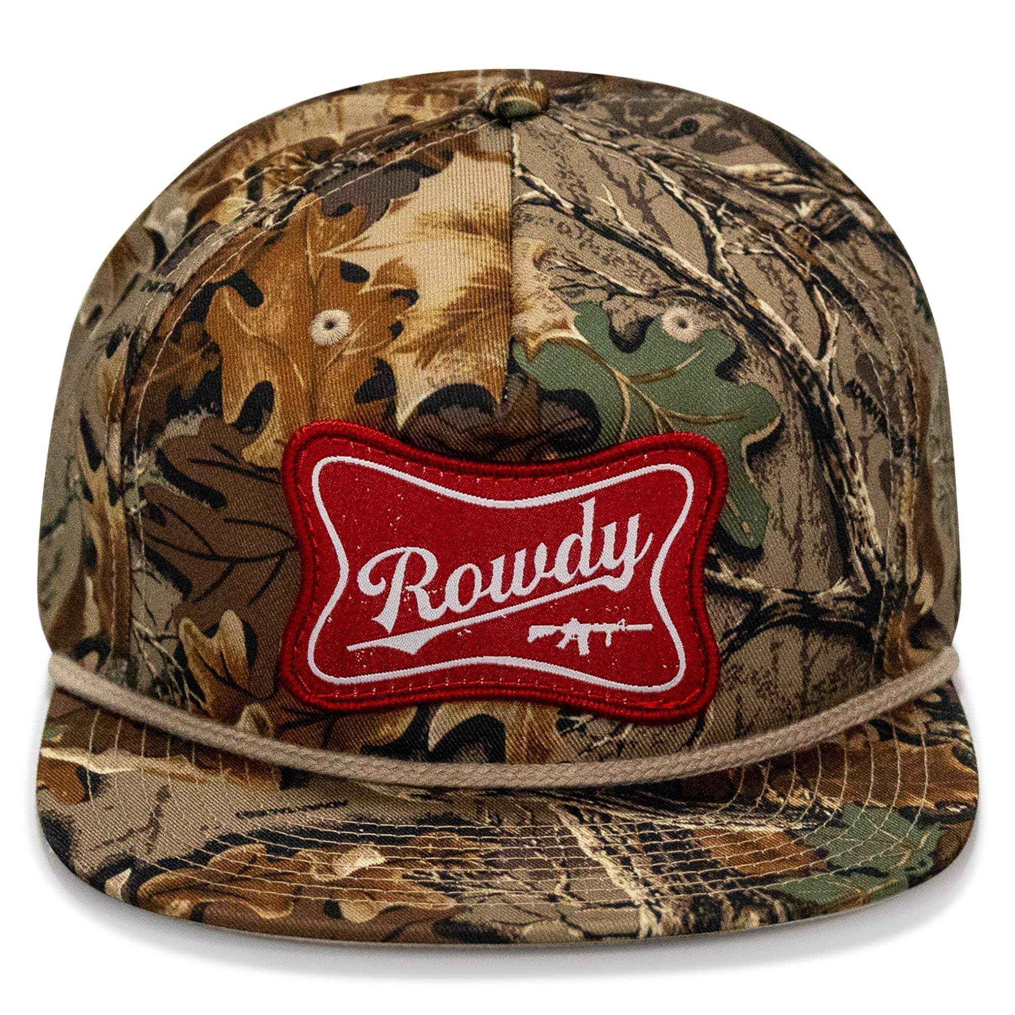 Rowdy Beer Logo Patch Flatbill Snapback - DIRTY COWBOY USA - Flyclothing LLC