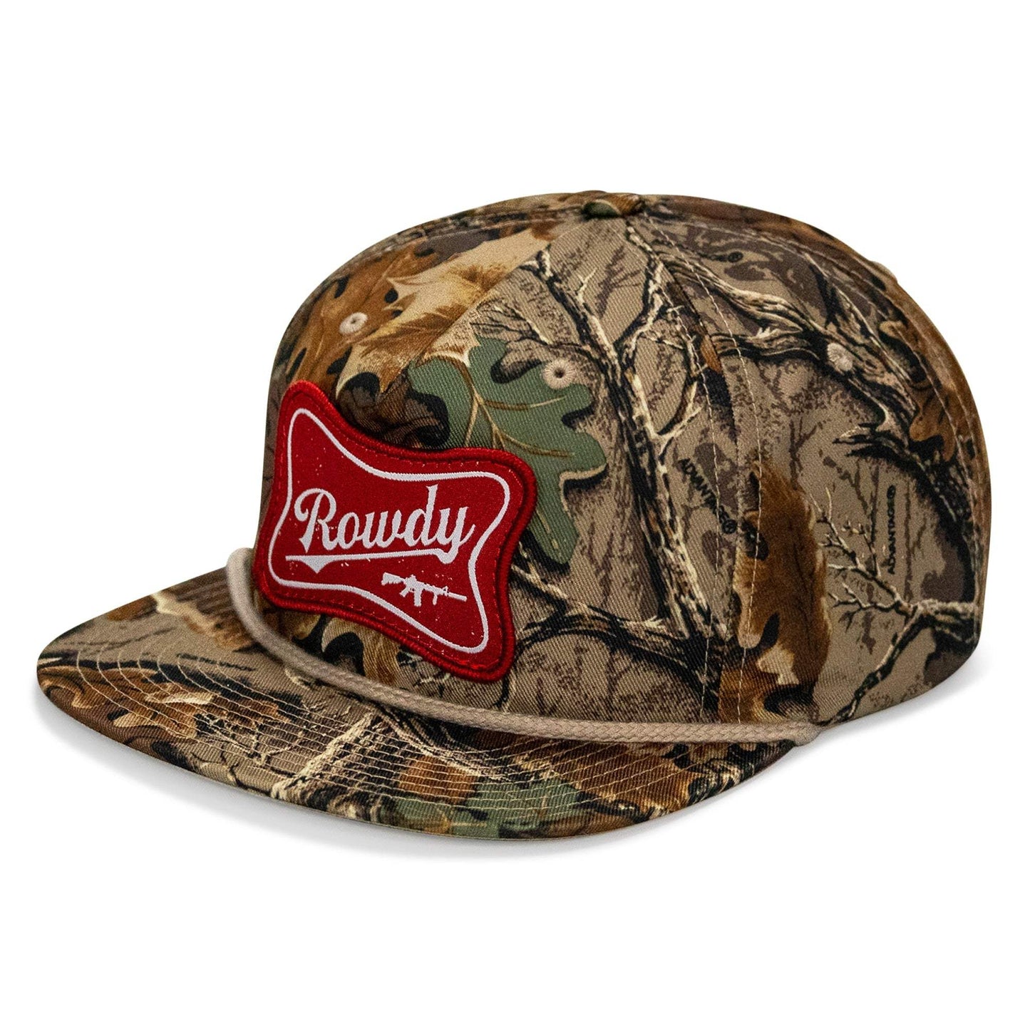 Rowdy Beer Logo Patch Flatbill Snapback - DIRTY COWBOY USA - Flyclothing LLC