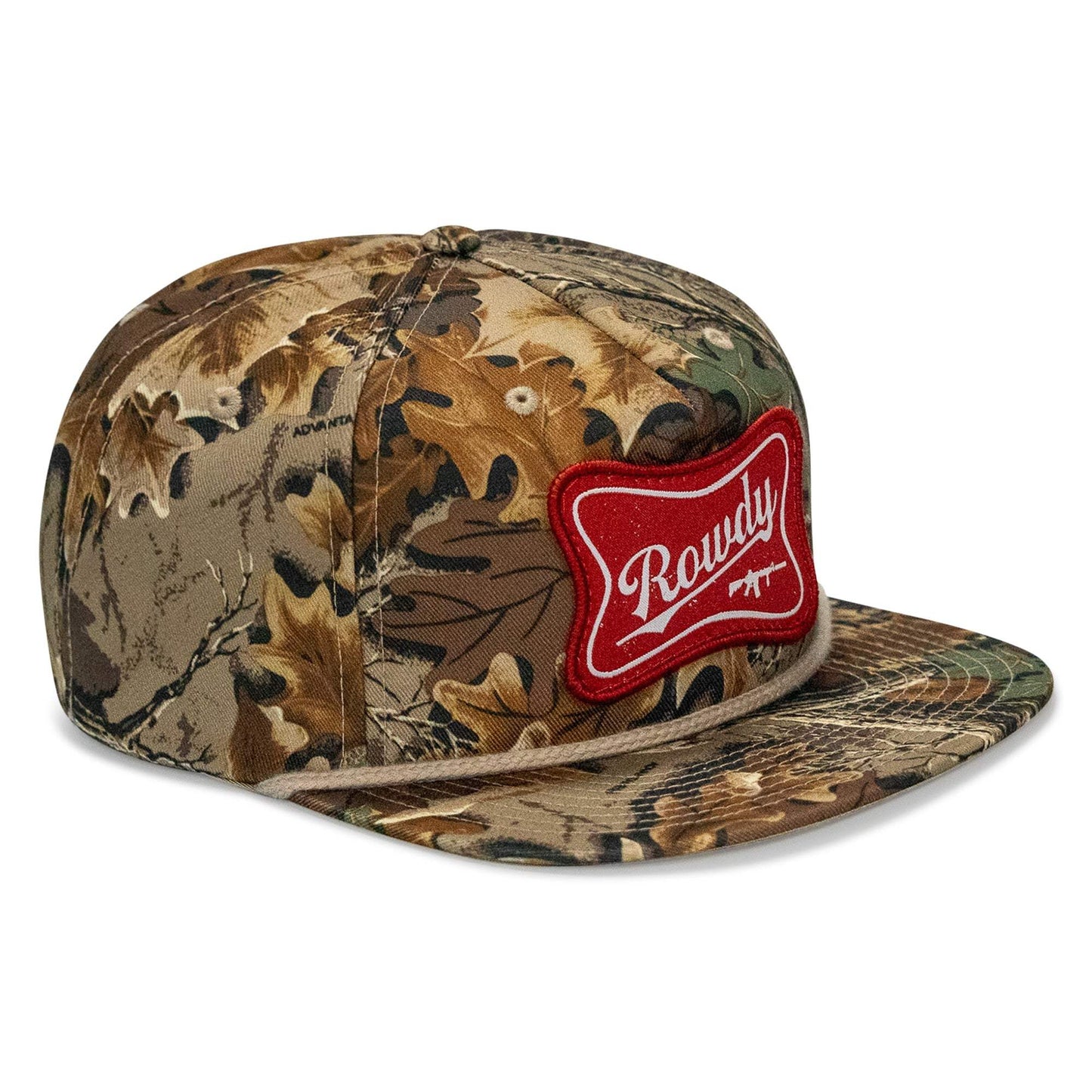 Rowdy Beer Logo Patch Flatbill Snapback - DIRTY COWBOY USA - Flyclothing LLC