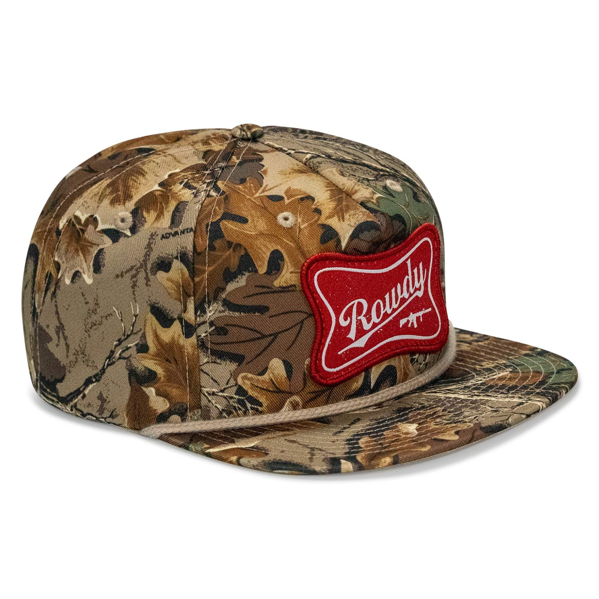 Rowdy Beer Logo Patch Flatbill Snapback - DIRTY COWBOY USA - Flyclothing LLC