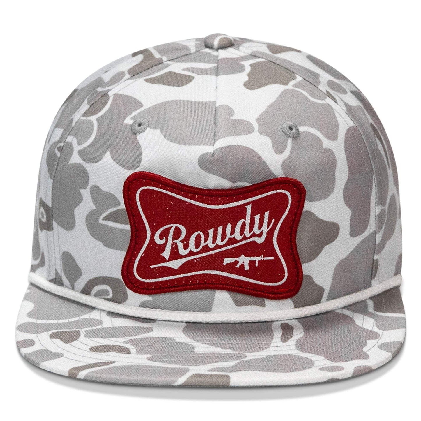 Rowdy Beer Logo Patch Flatbill Snapback - DIRTY COWBOY USA - Flyclothing LLC