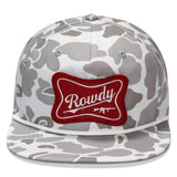 Rowdy Beer Logo Patch Flatbill Snapback - DIRTY COWBOY USA - Flyclothing LLC