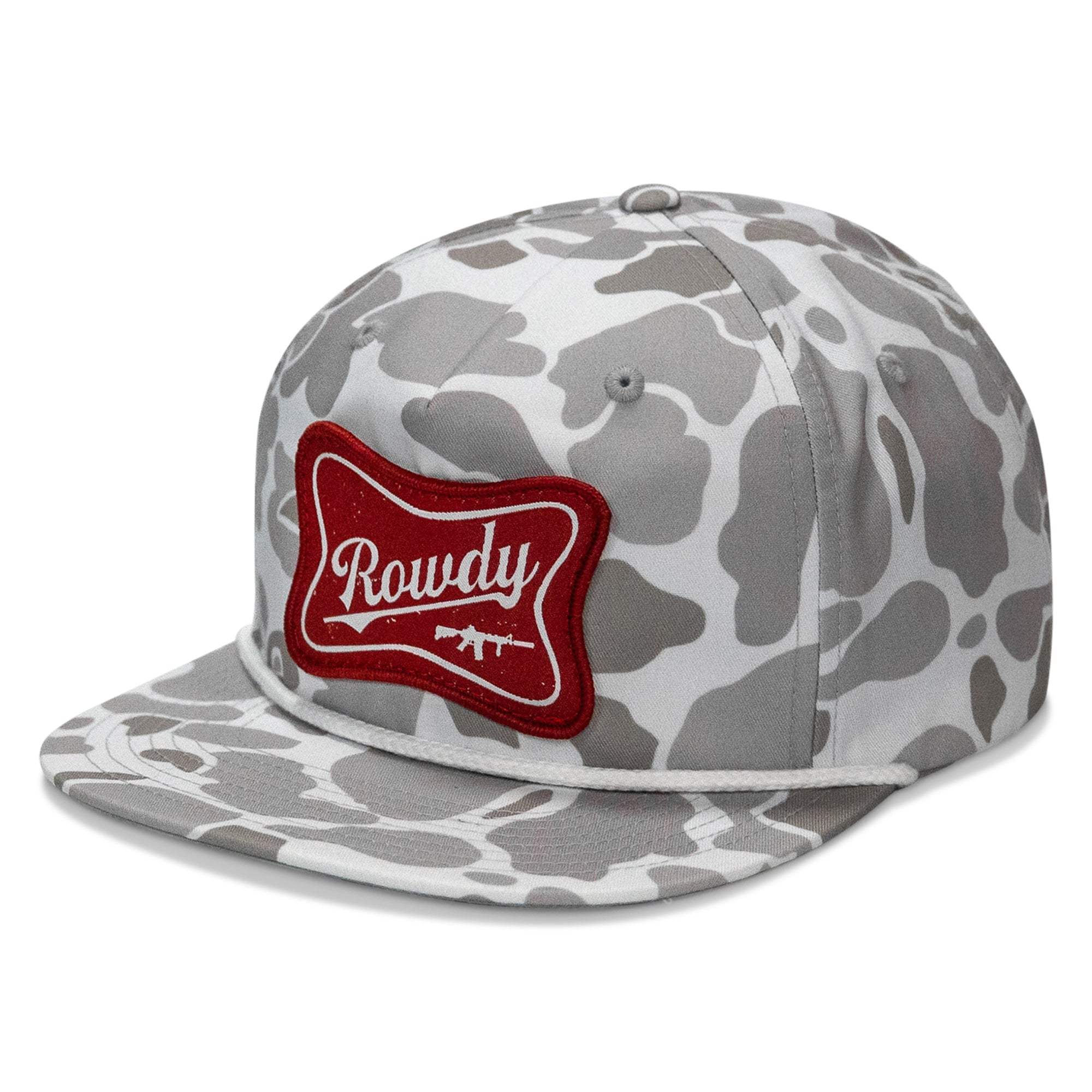 Rowdy Beer Logo Patch Flatbill Snapback - DIRTY COWBOY USA - Flyclothing LLC