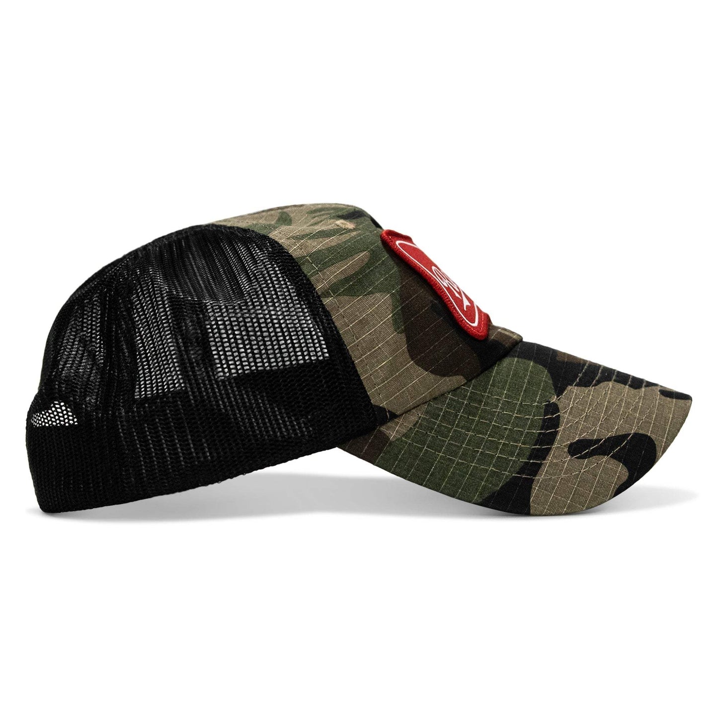 Rowdy Beer Logo Patch Tactical Ripstop Mesh Snapback Hat - DIRTY COWBOY USA - Flyclothing LLC
