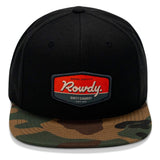 Rowdy. USA Dirty Cowboy Patch Flatbill Snapback - DIRTY COWBOY USA - Flyclothing LLC