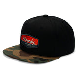 Rowdy. USA Dirty Cowboy Patch Flatbill Snapback - DIRTY COWBOY USA - Flyclothing LLC