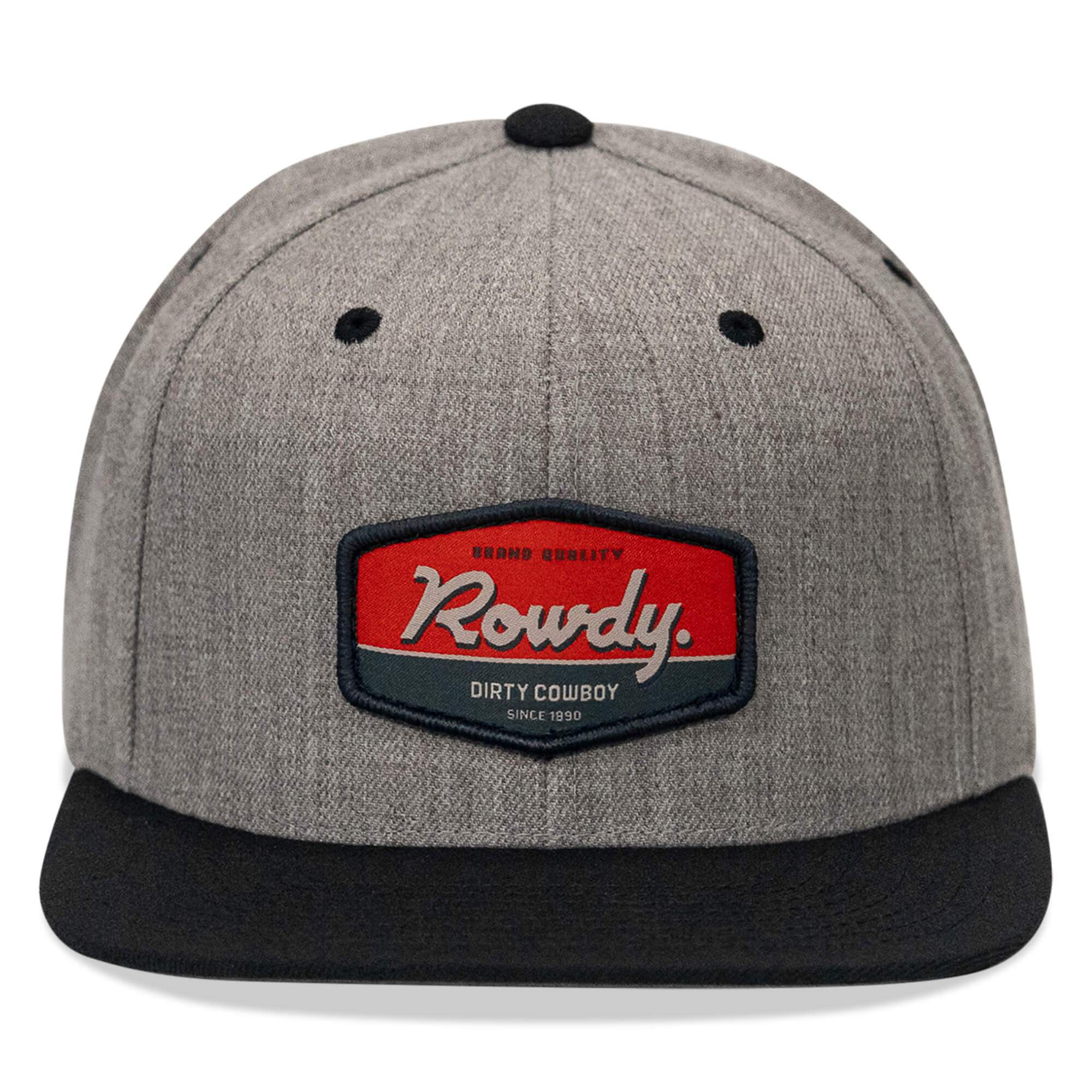 Rowdy. USA Dirty Cowboy Patch Flatbill Snapback - DIRTY COWBOY USA - Flyclothing LLC