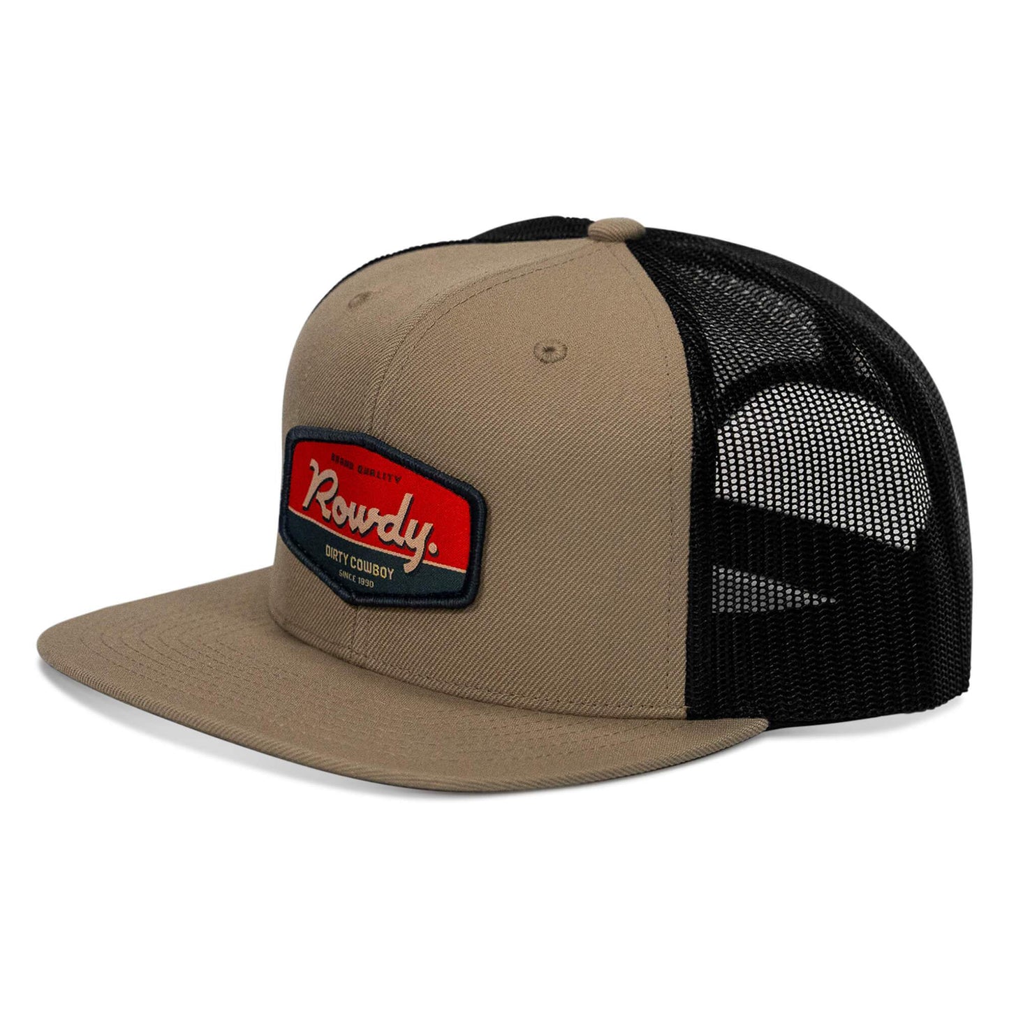 Rowdy. USA Dirty Cowboy Patch Flatbill Snapback - DIRTY COWBOY USA - Flyclothing LLC