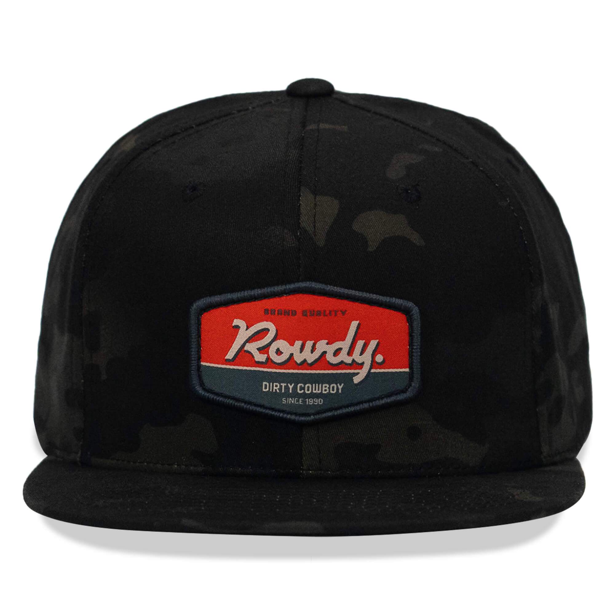 Rowdy. USA Dirty Cowboy Patch Flatbill Snapback - DIRTY COWBOY USA - Flyclothing LLC